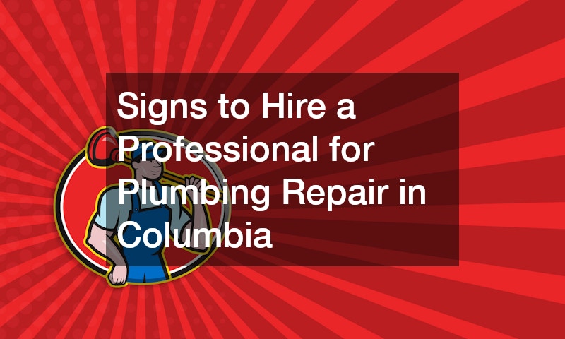 Signs to Hire a Professional for Plumbing Repair in Columbia