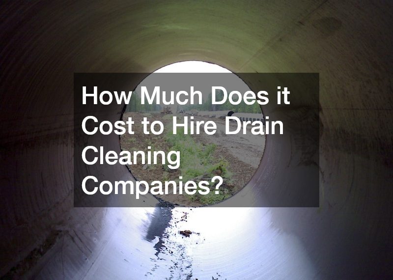 How Much Does it Cost to Hire Drain Cleaning Companies?